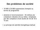 Des problèmes de société !