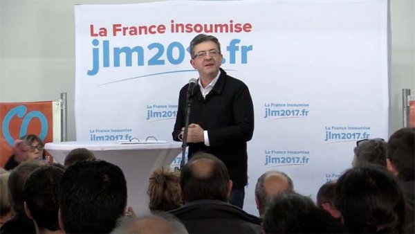 Jean-Luc Mélenchon à Périgueux le 26/01/2017