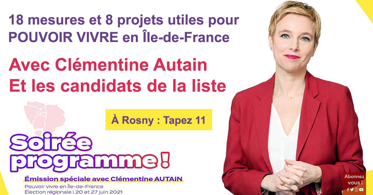 Clémentine Autain | Le programme | Émission spéciale | Tapez 11